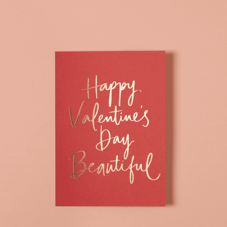 HAPPY VALENTINE'S DAY BEAUTIFUL CARD - RAPT ONLINE