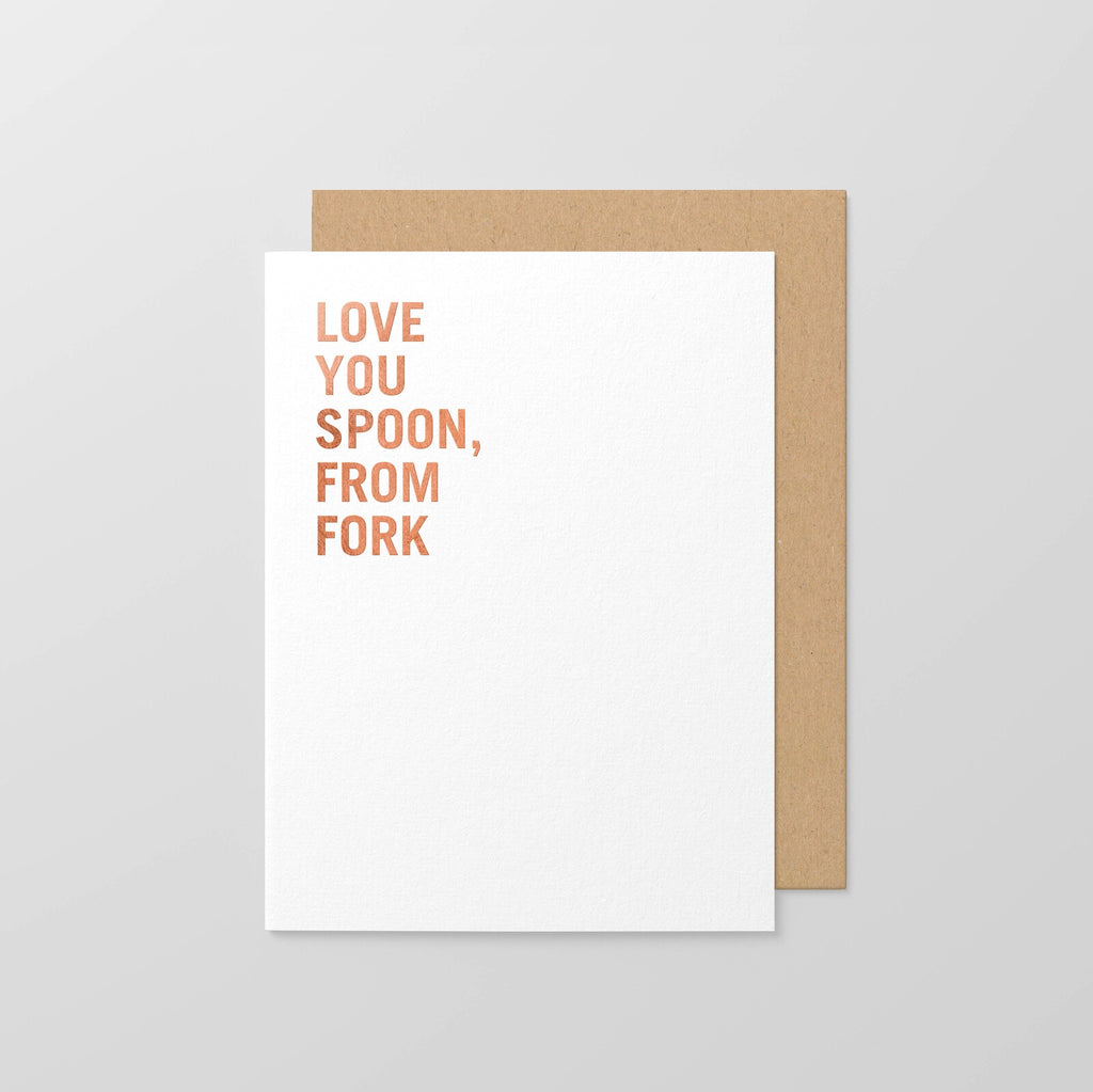 SMALL LOVE YOU SPOON CARD - RAPT ONLINE