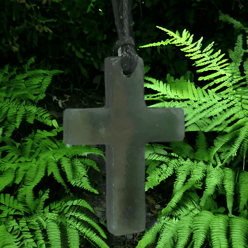 30MM GREENSTONE CROSS - RAPT ONLINE