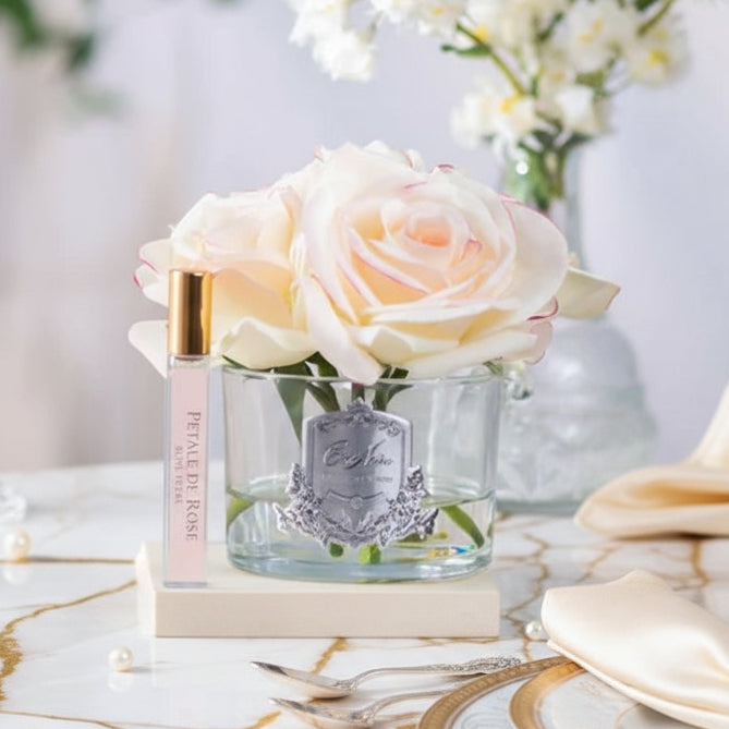 BLUSH SILVER cote noire CLEAR FIVE ROSES diffuser- RAPT ONLINE