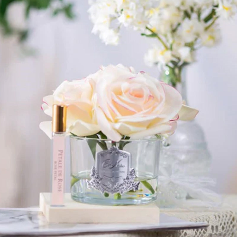 BLUSH SILVER CLEAR FIVE ROSES - RAPT ONLINE