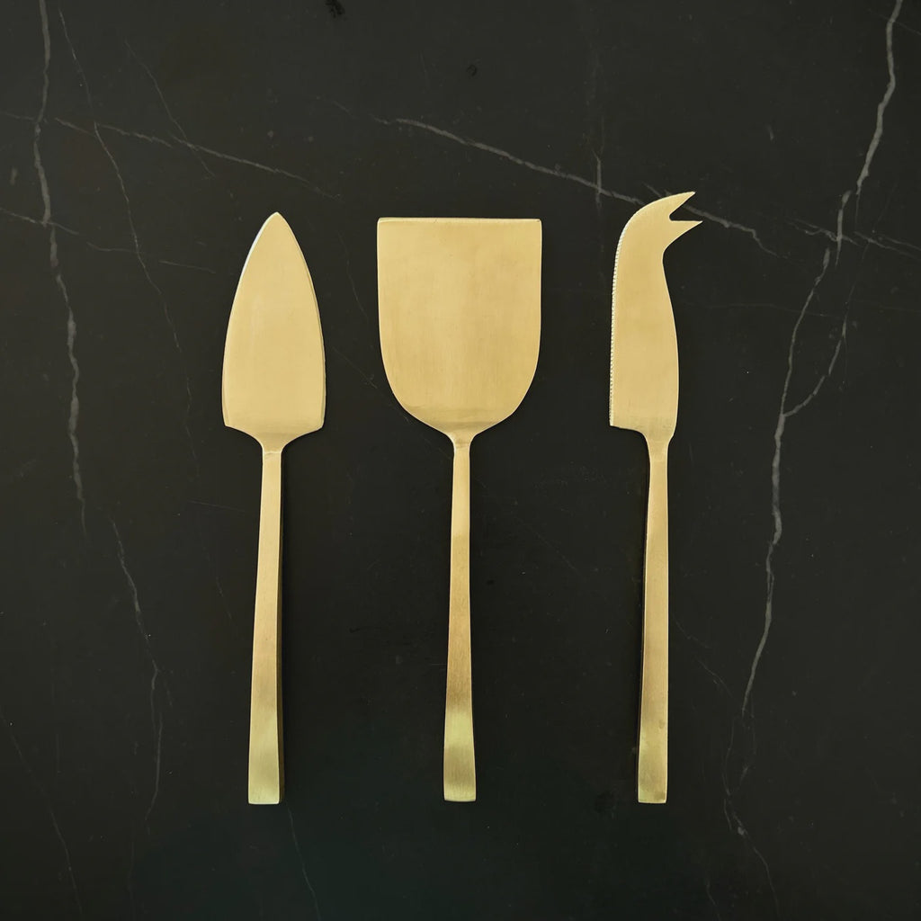 ORO GOLD CHEESE KNIFE SET - RAPT ONLINE