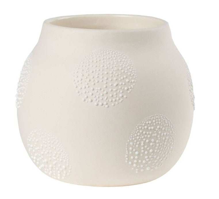50% OFF | SMALL PEARL WHITE VASE - RAPT ONLINE