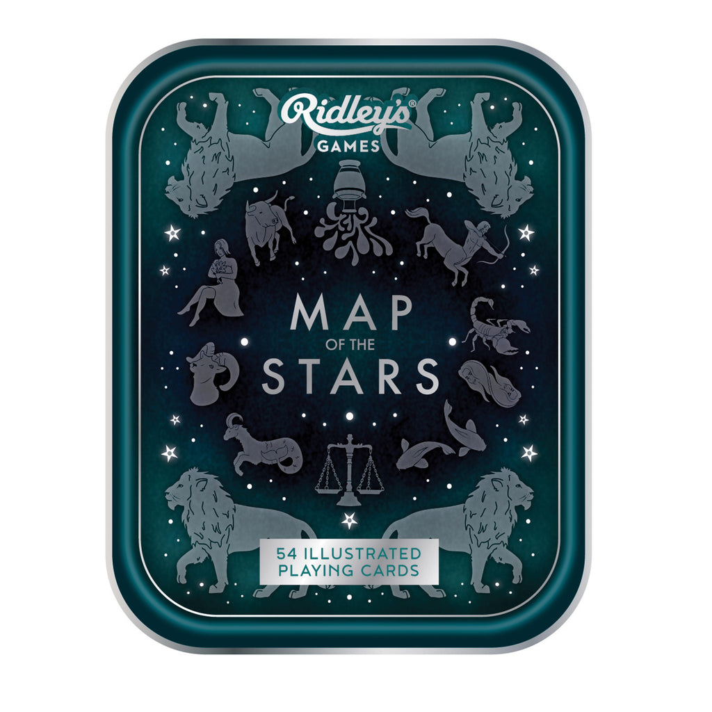 MAP OF THE STARS PLAYING CARDS - RAPT ONLINE