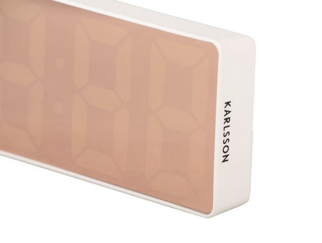 20% OFF | WHITE MIRROR LED ALARM CLOCK - RAPT ONLINE