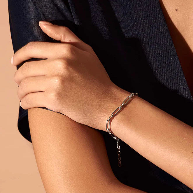 SILVER CHUNKY BRACELET