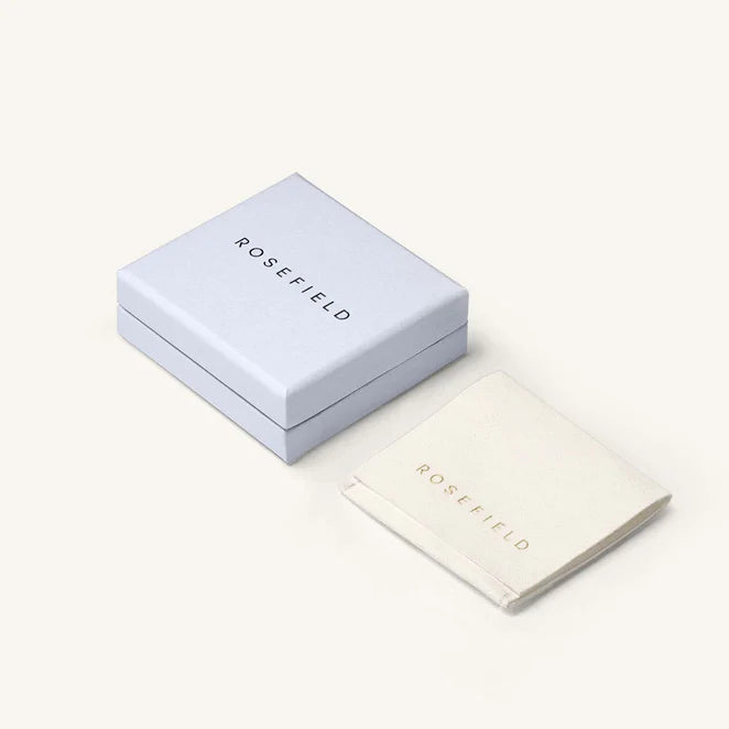 Pave Striped Studs Silver