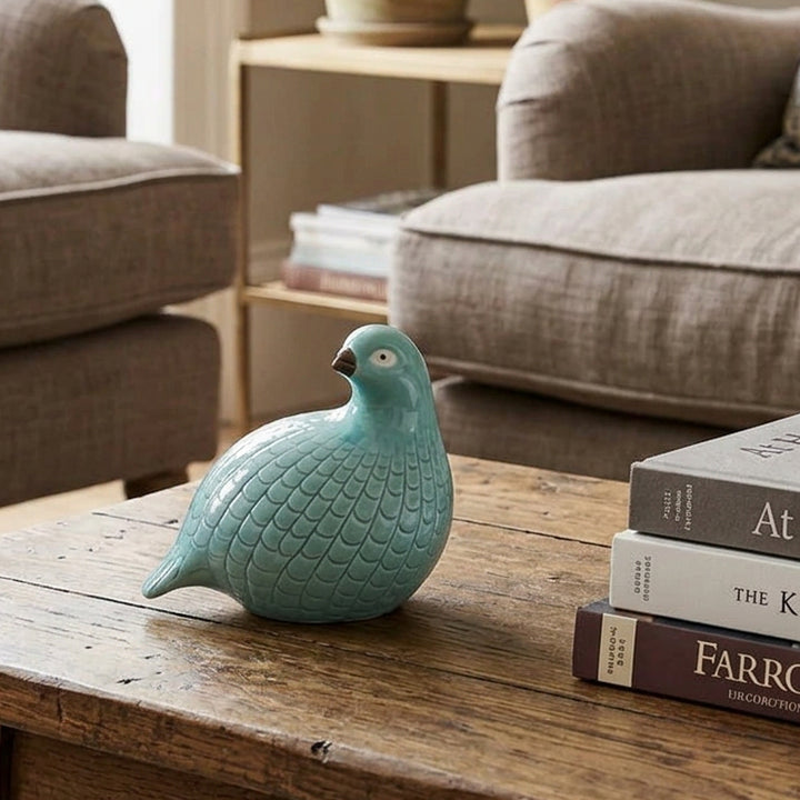 Guinea Fowl Aqua Medium, feather detail - RAPT ONLINE