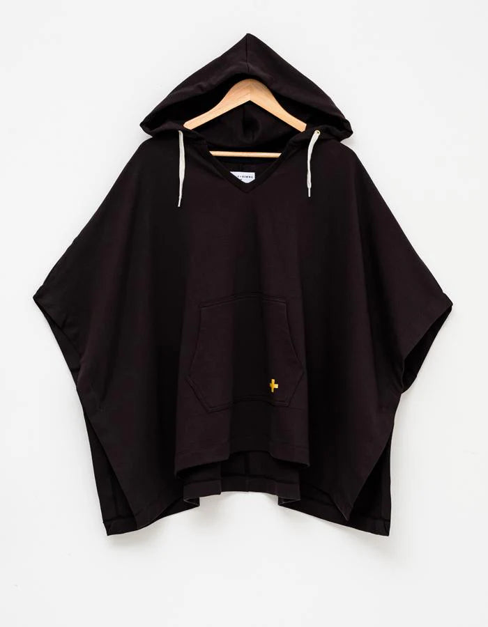 INDIE BLACK PONCHO