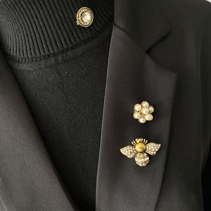 Set of 3 Vintage Brooches