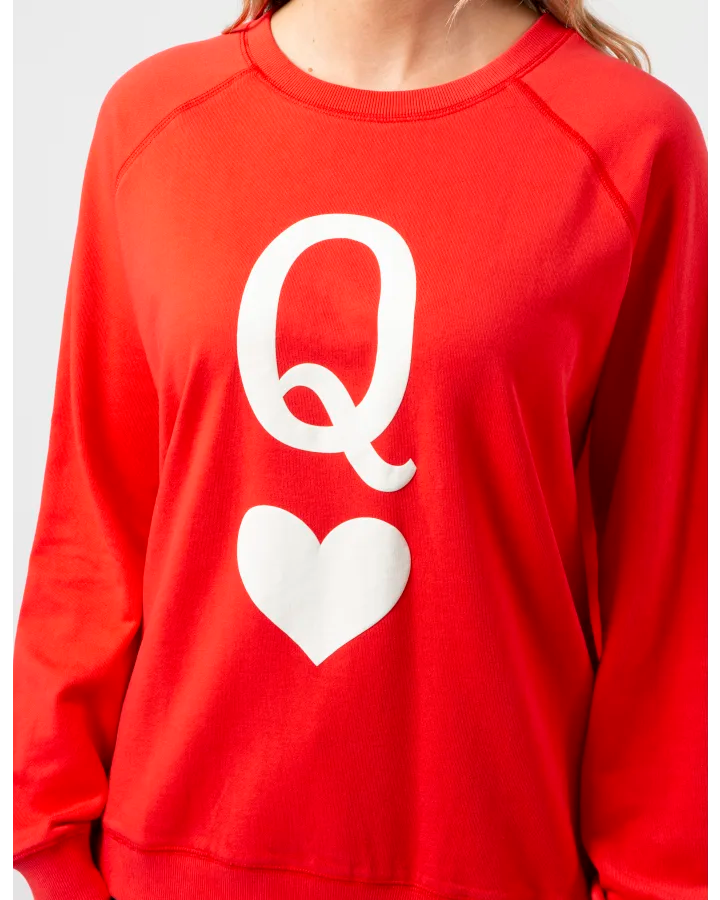 Stella + Gemma Flame Queen of Hearts Sweatshirt