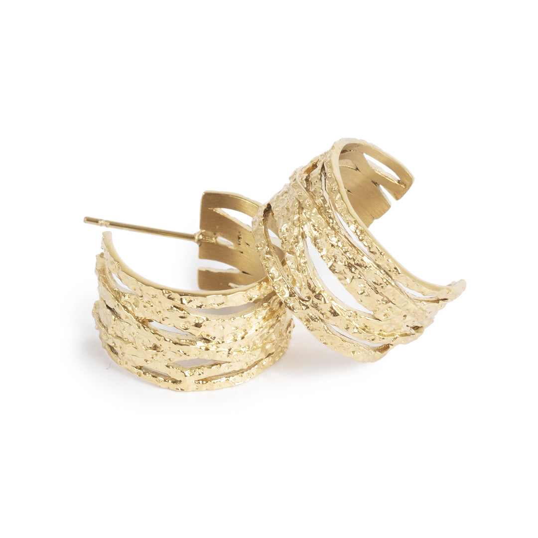 A&C Band Earring Gold