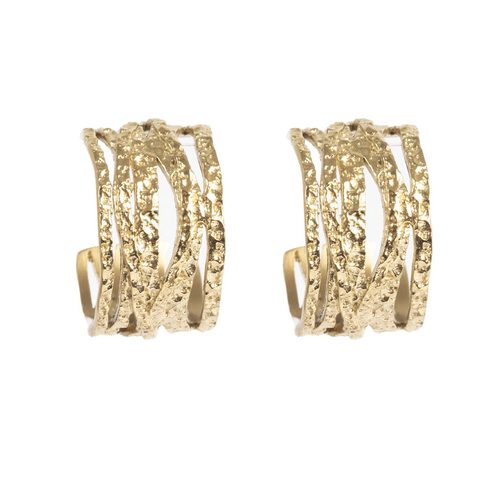 A&C Band Earring Gold