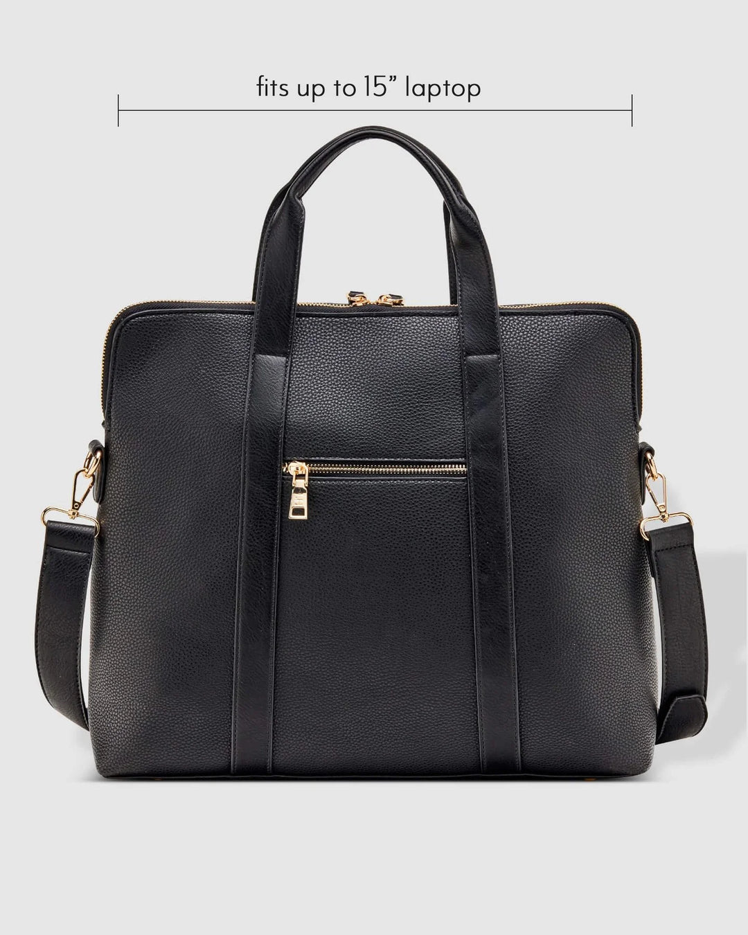 BLACK RHODES LAPTOP BAG