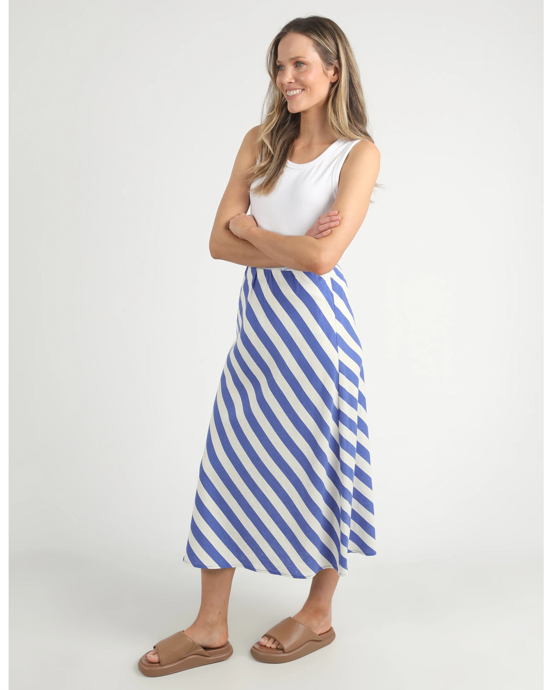 PALERMO STRIPE SKIRT