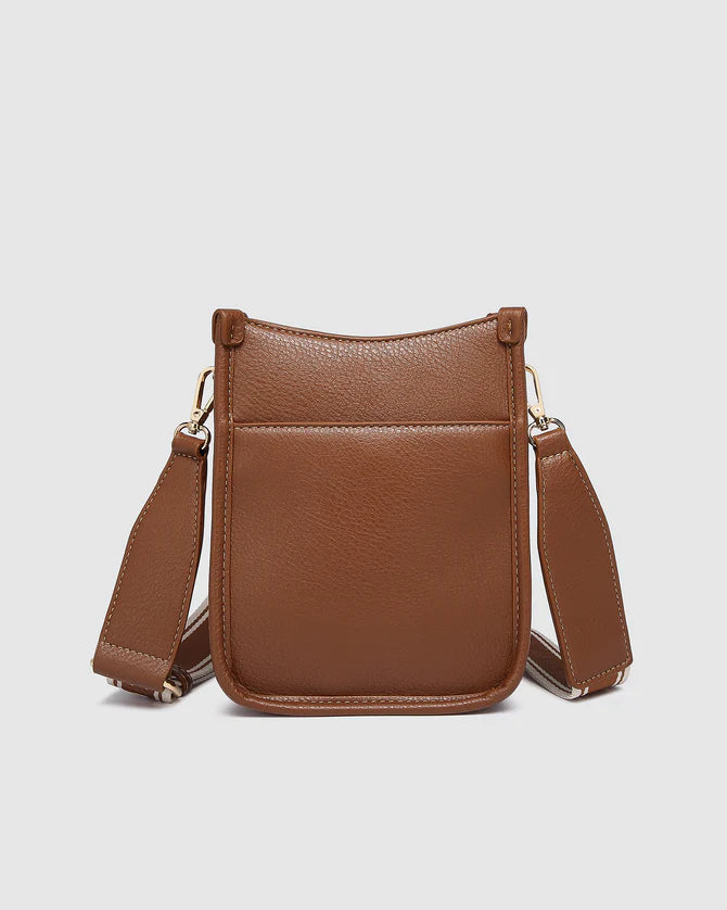 TAN PARKER LOGO BAG