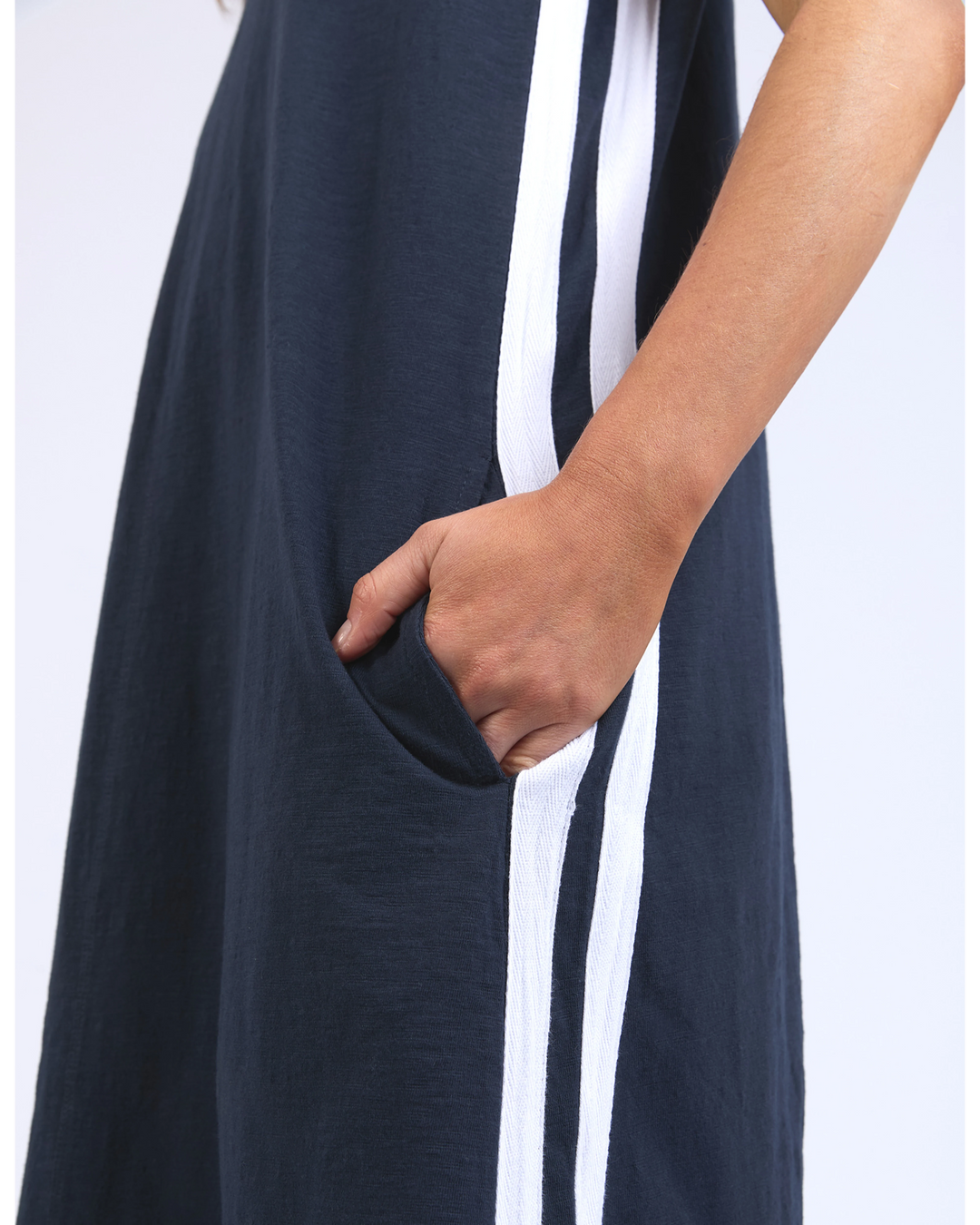 Foxwood Recovery Dress Navy & White Stripe