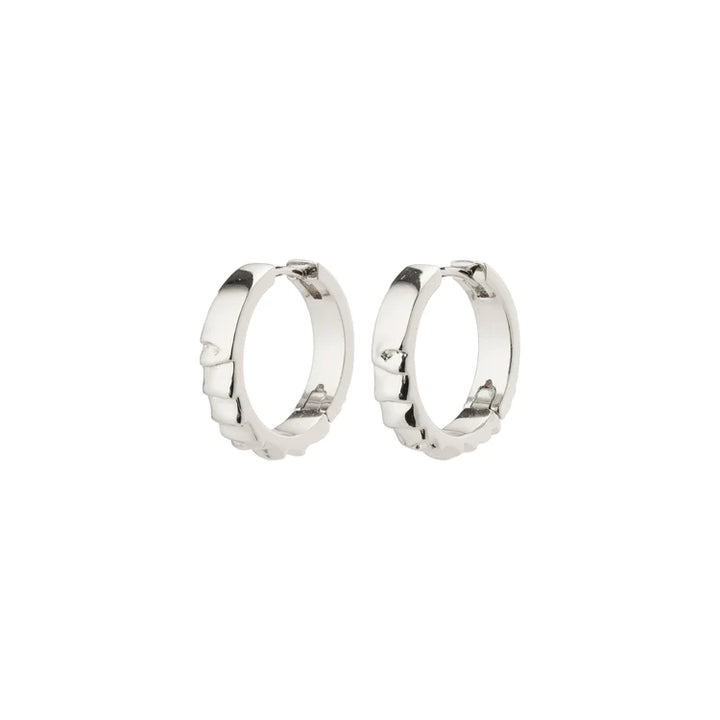 SILVER BLINK HOOPS - RAPT ONLINE