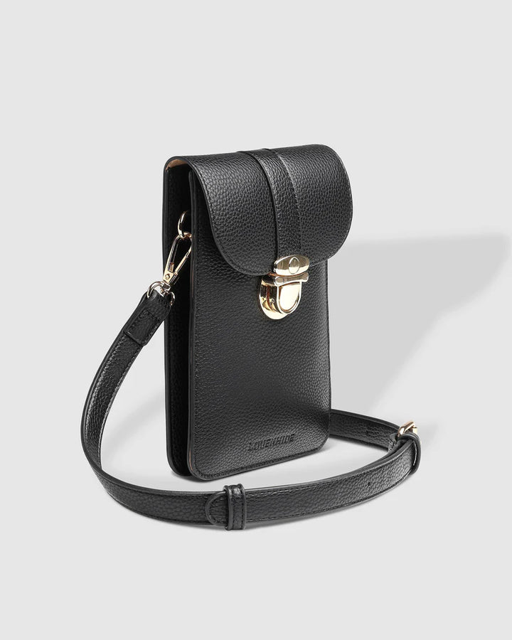 BLACK FONTAINE CROSSBODY BAG - RAPT ONLINE