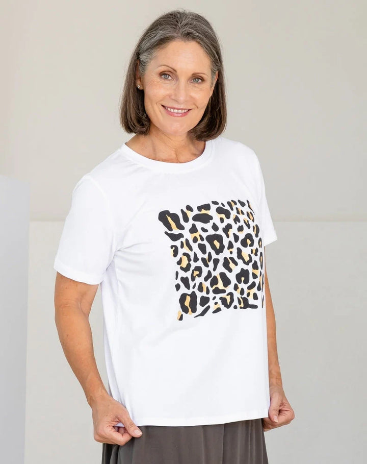 Freez Leopard Lovers Cuff Tee
