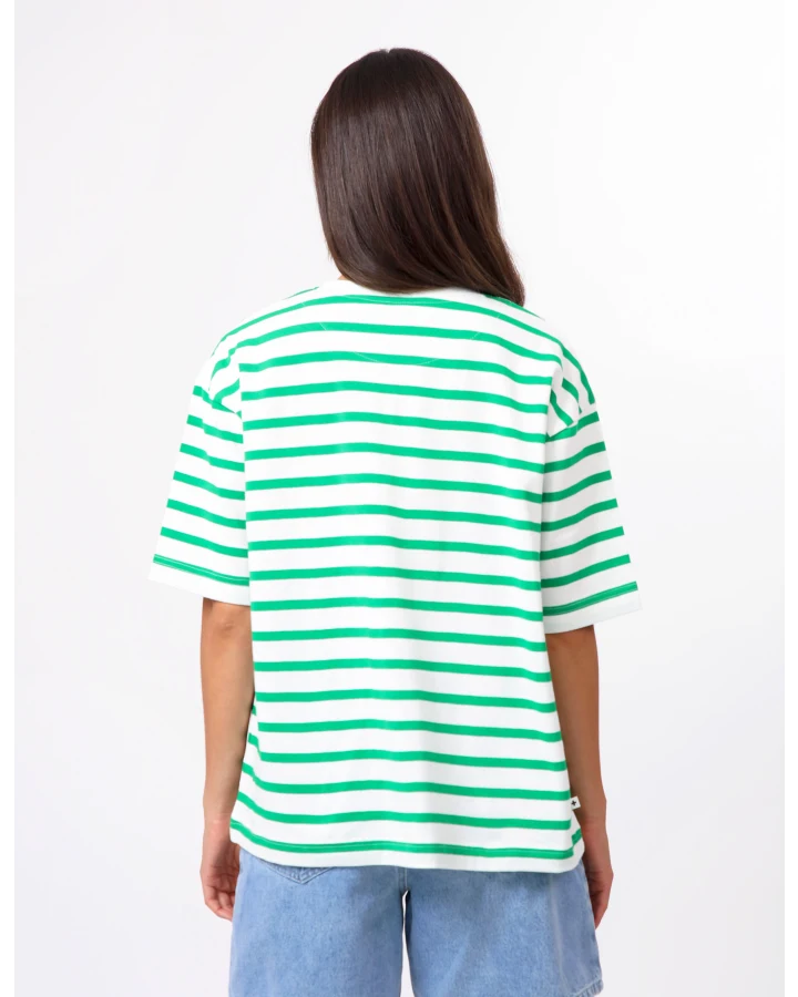 Stella + Gemma Emerald & White Porter Tee