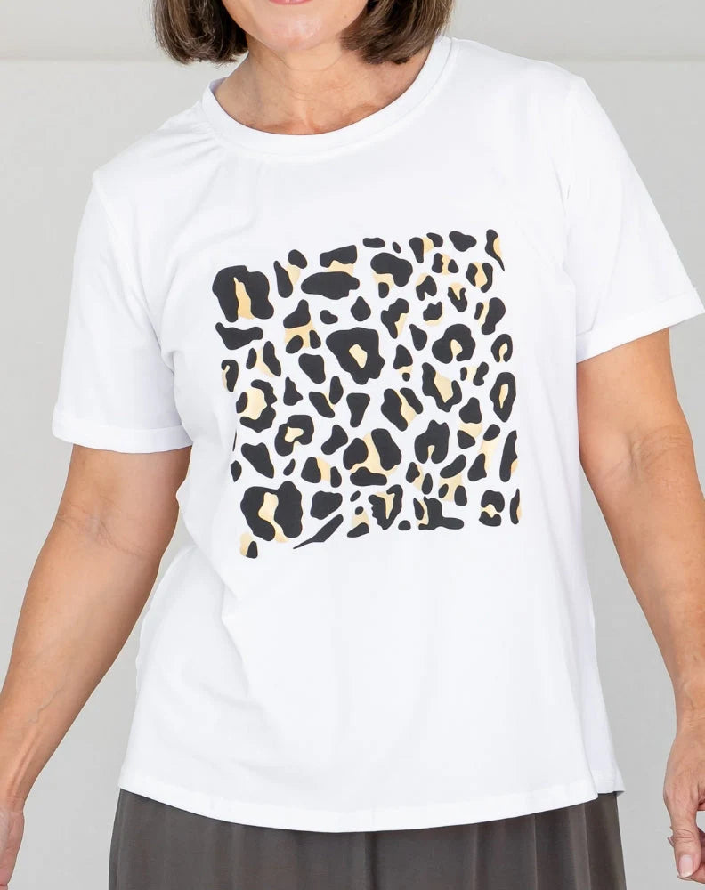 Freez Leopard Lovers Cuff Tee