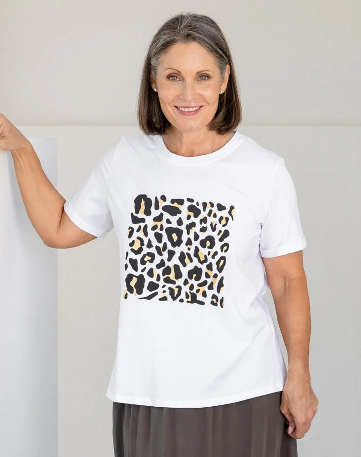 Freez Leopard Lovers Cuff Tee