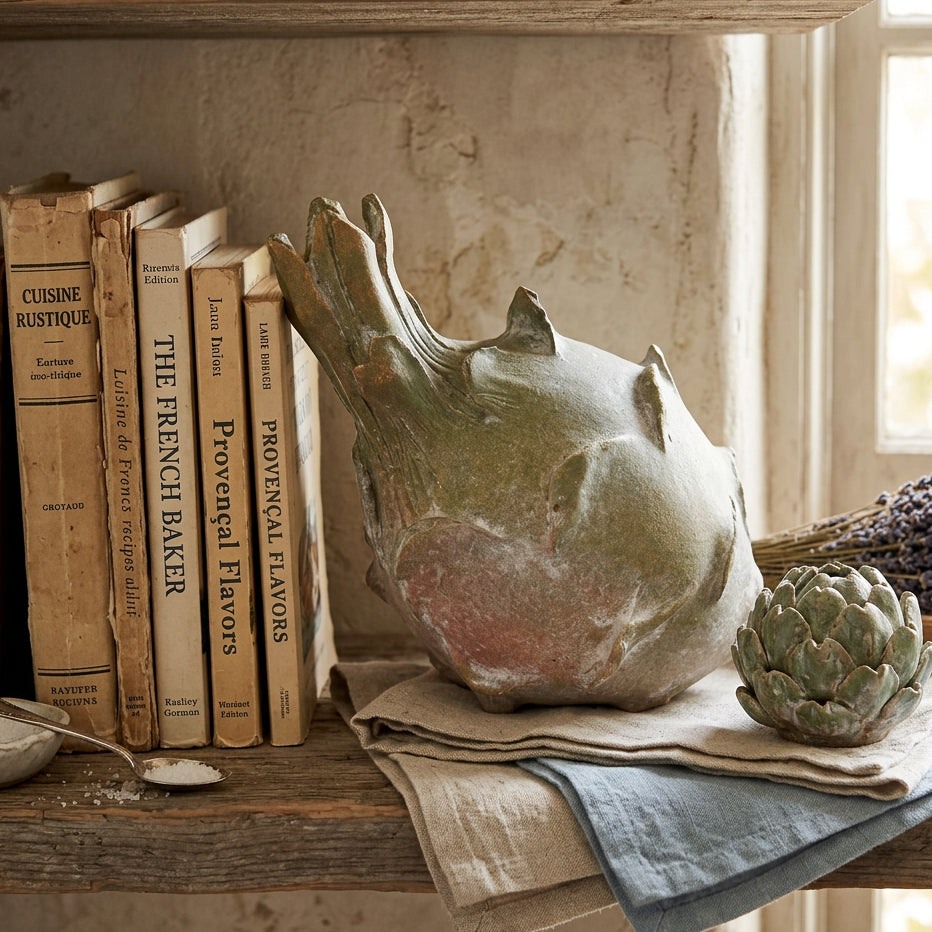 Artichoke Decoration Large resin ornament - RAPT ONLINE