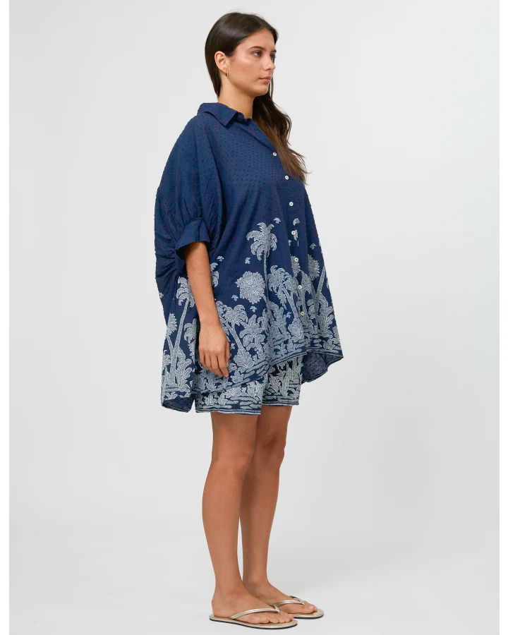 Stella + Gemma Navy Breeze Alani Shirt