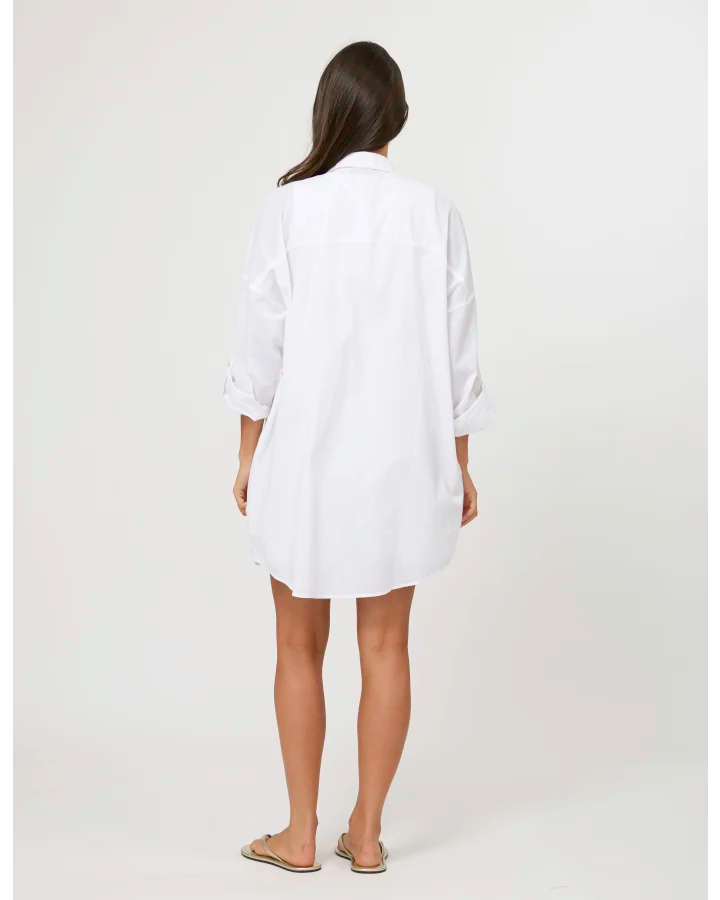 Stella + Gemma White Star Cabana Shirt