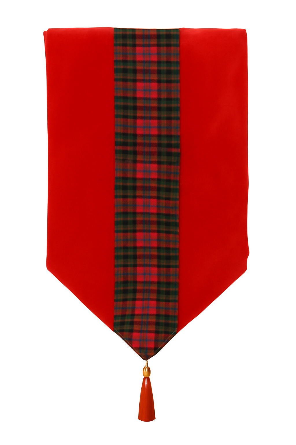 180cm Red Tartan Tabel Runner