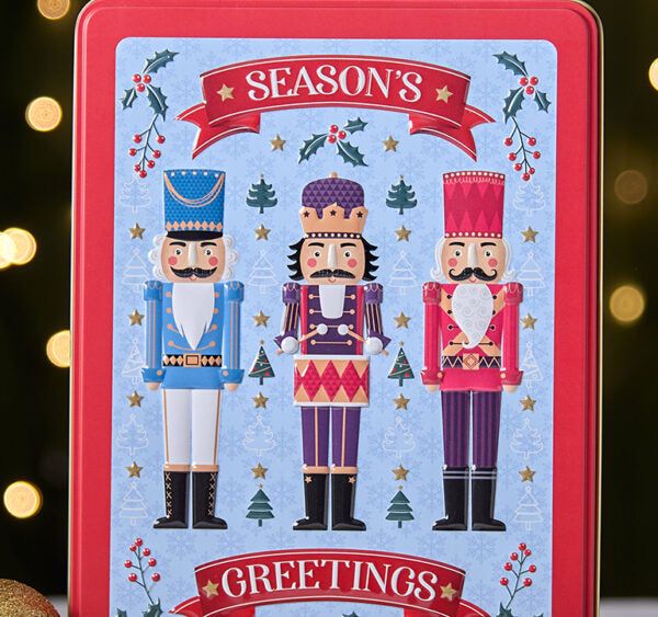 Grandma Wild's Shortbread Biscuits Nutcracker Tin 300g