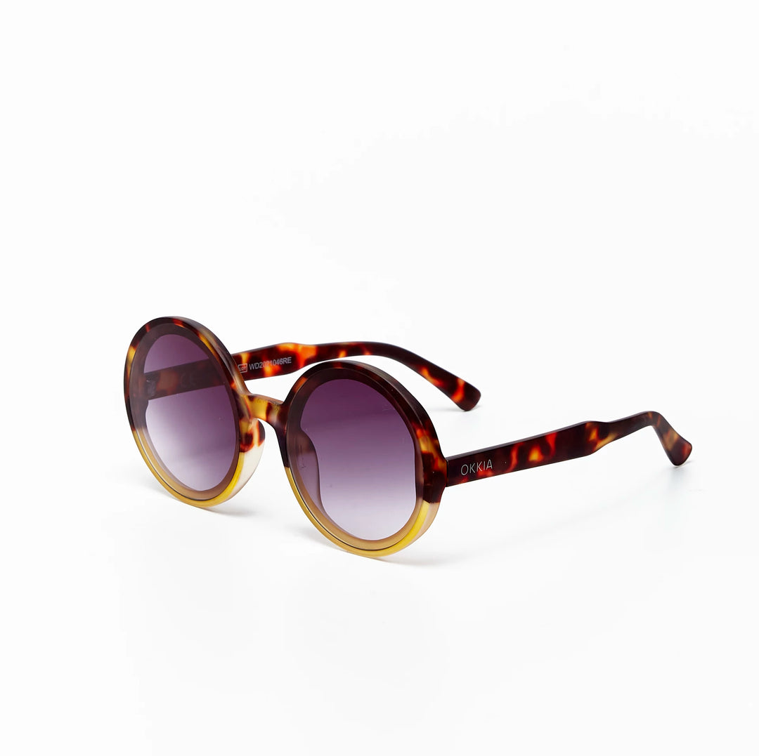 Okkia Havana Yellow Monica Sunglasses