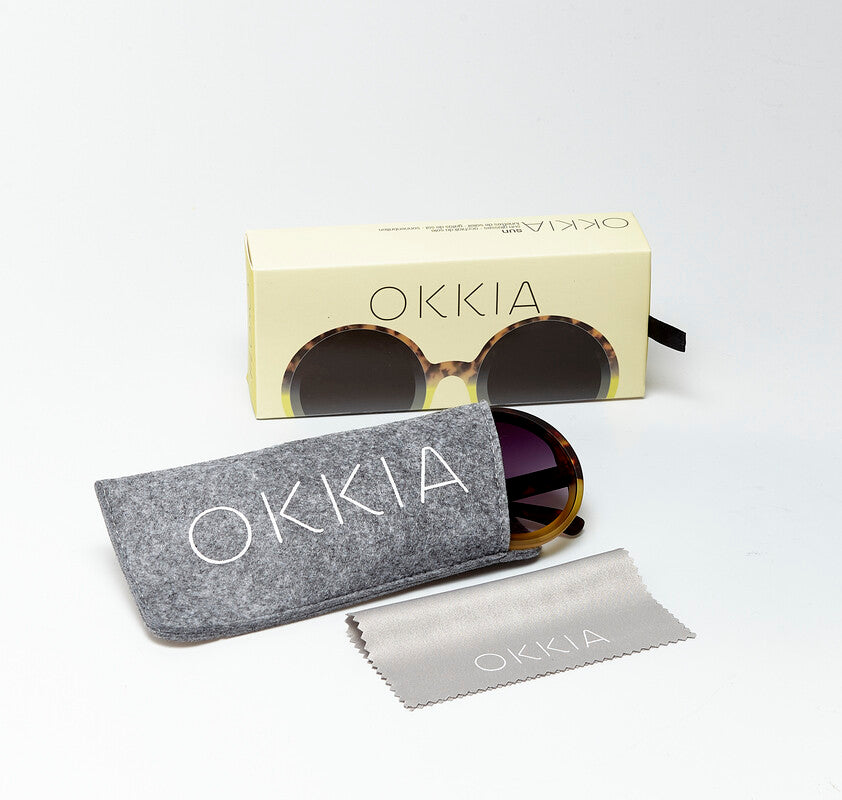 Okkia Havana Yellow Monica Sunglasses