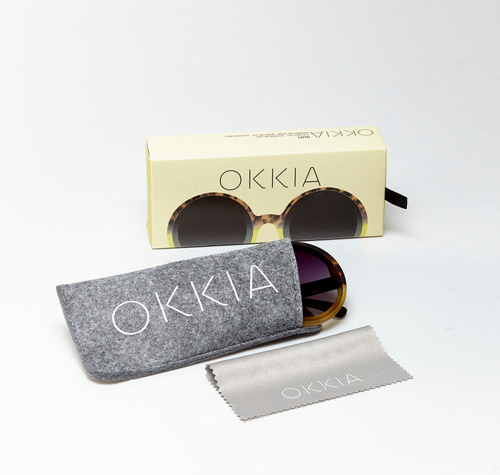 Okkia Havana Yellow Monica Sunglasses