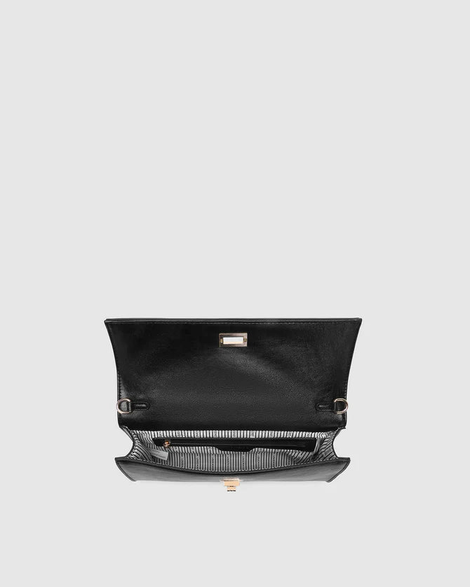 Louenhide Black Delaney Clutch Bag
