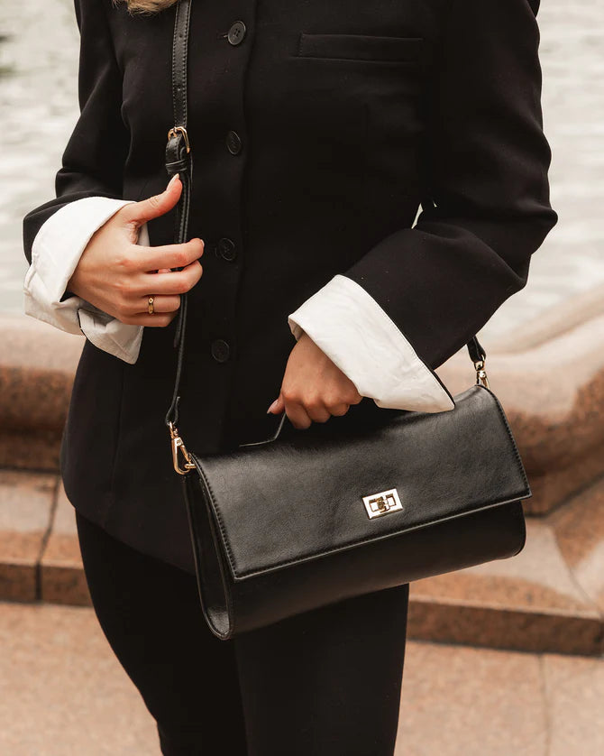 Louenhide Black Delaney Clutch Bag