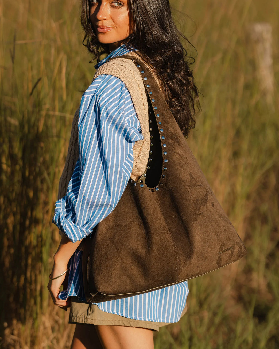 Louenhide Hailey Suedette Shoulder Bag