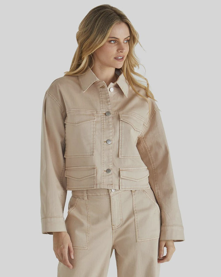 TAN REECE JACKET