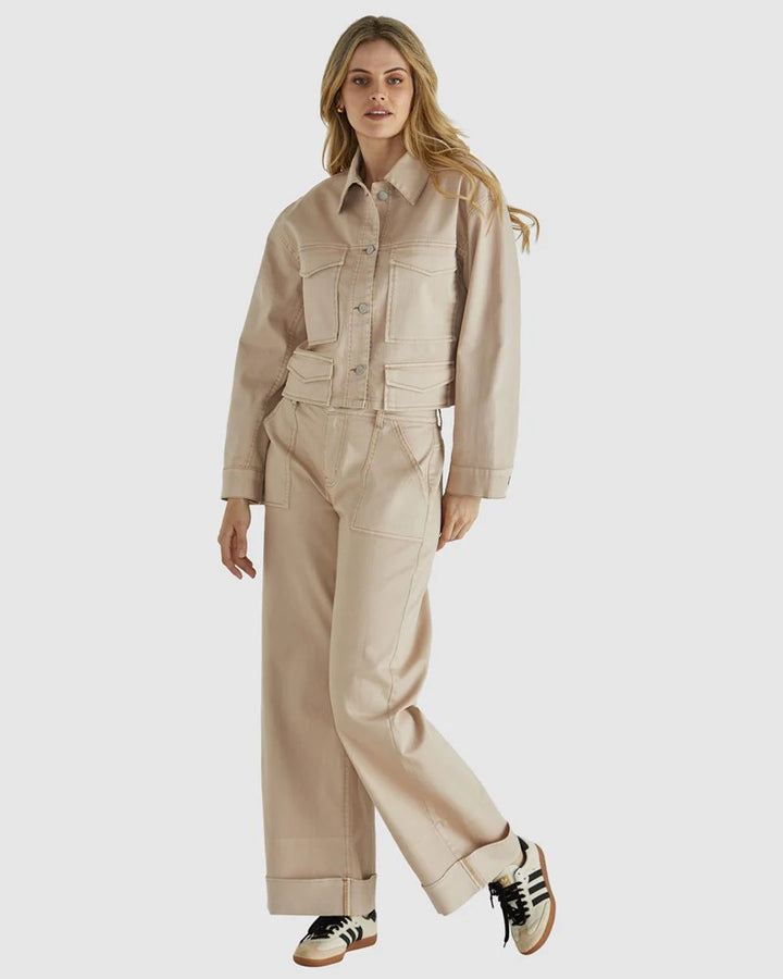 TAN REECE JACKET