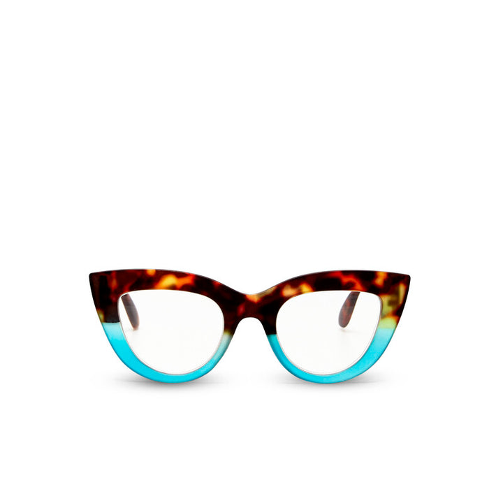 Okkia Havana Blue Claudia Reader Glasses