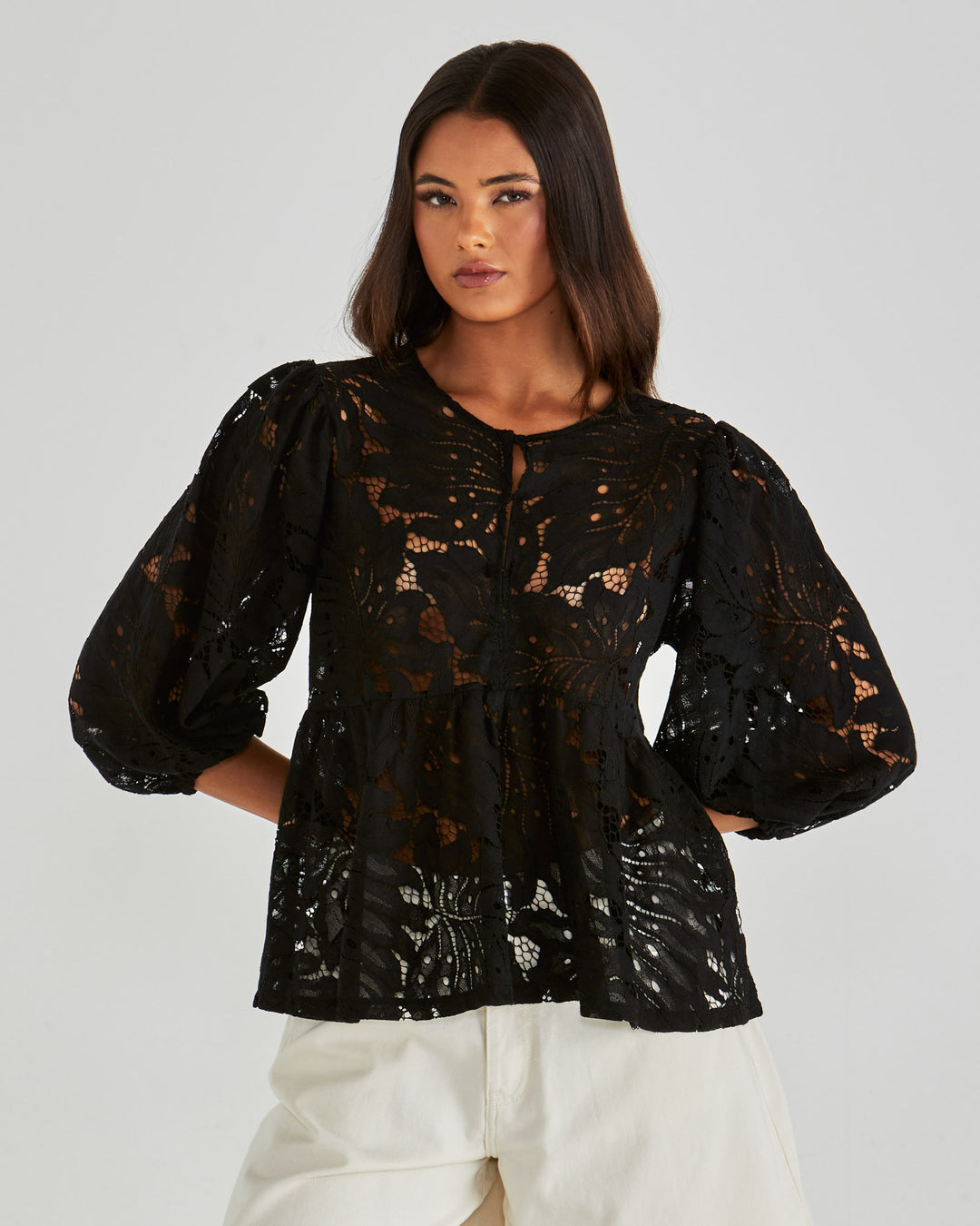 Fate & Becker Hilde Peplum Blouse