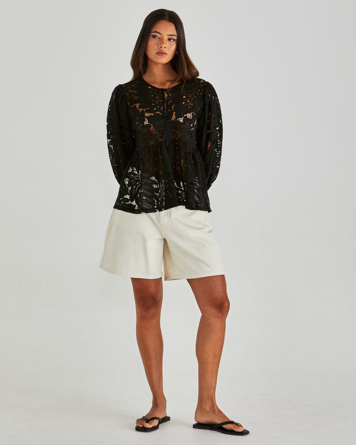 Fate & Becker Hilde Peplum Blouse