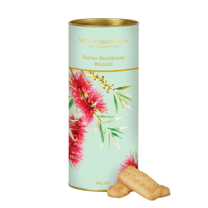 Bottlebrush Shortbread Tube 180g
