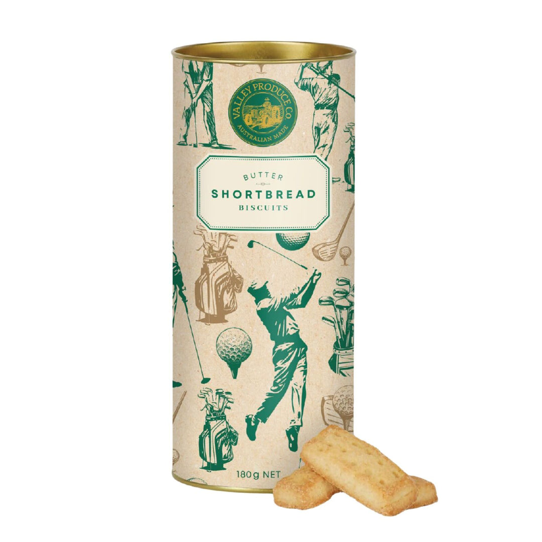 Golf Shortbread Tube 180g