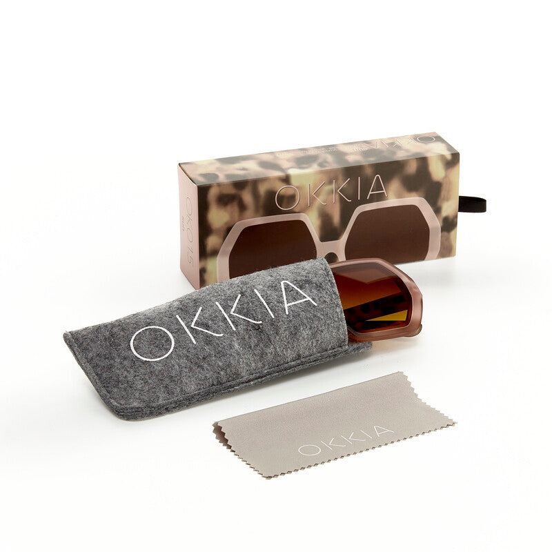 Okkia Pink Havana Emma Sunlasses