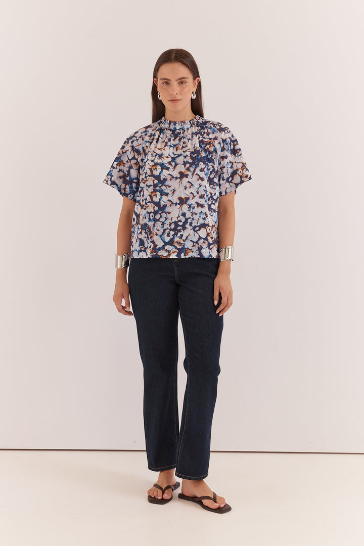 Sass Anika Frill Neck Blouse