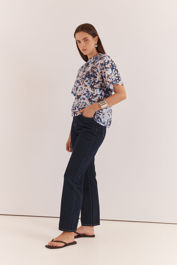 Sass Anika Frill Neck Blouse