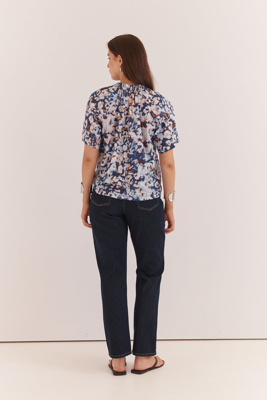 Sass Anika Frill Neck Blouse