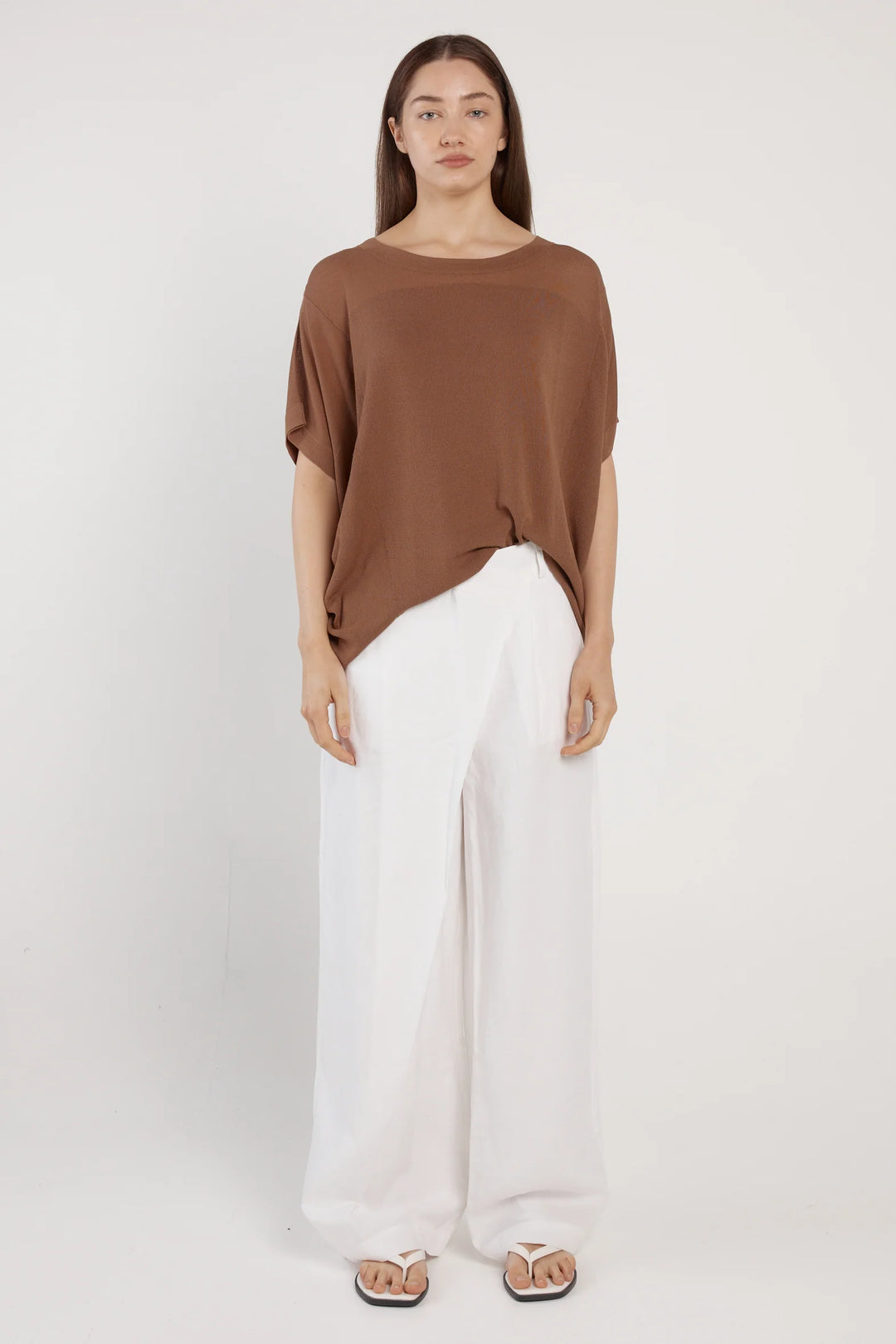 CINNAMON BROWN IRISES KNIT